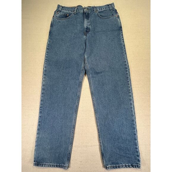 Levi's Other - Levi's 550 Vintage 90s Men's 38‎ Relaxed Baggy Straight Denim Blue Jeans